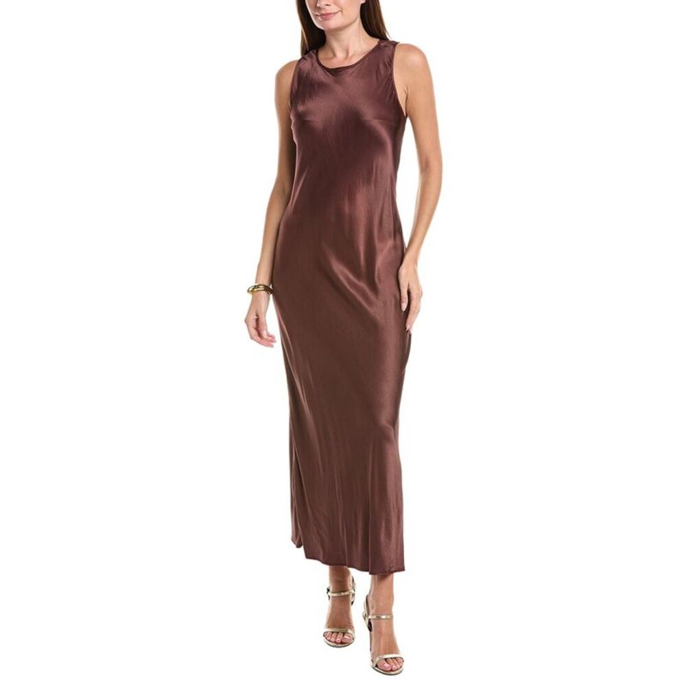 Michael Stars Womens  Racine Tank Maxi Dress, Brown